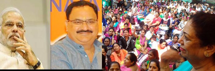 नमो, नड्डा राज+नर्से नाराज= मरीजों के बिगड़े मिजाज