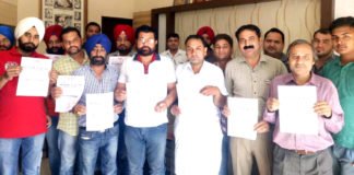 पंजाब के साहनेवाल की कैमिस्ट एसोसिएशन ने ज्ञापन दिया