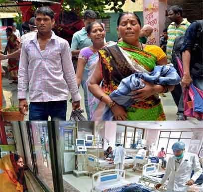 गोरखपुर मेडिकल कॉलेज का सच : अक्टूबर के 15 दिनों में 231 बच्चों की मौत