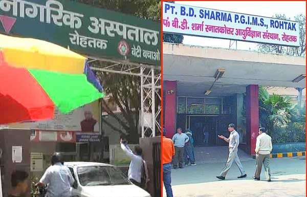 रोहतक: वेंटिलेटर पर एम्बुलैंस, जुगाड़ के साहरे जिंदा