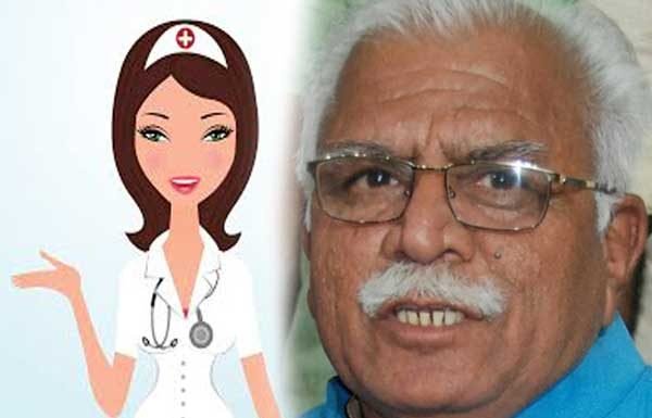 नर्स के व्यवहार से गुस्साए मुख्यमंत्री खट्टर, किया निलंबित