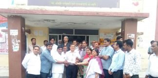 चिकित्सालय को दिए तीन ब्लडप्रेशर मापक यंत्र