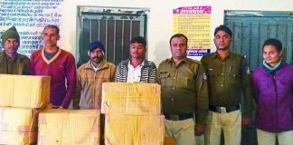 नशीली दवा के साथ 2 तस्कर दबोचे, 3 फरार