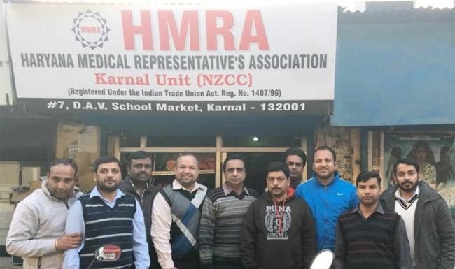 गुरु प्रसाद बने दवा प्रतिनिधि संघ करनाल के प्रधान