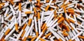 औषधि विभाग की रेड, विदेशी ब्रांड की प्रतिबंधित सिगरेट जब्त