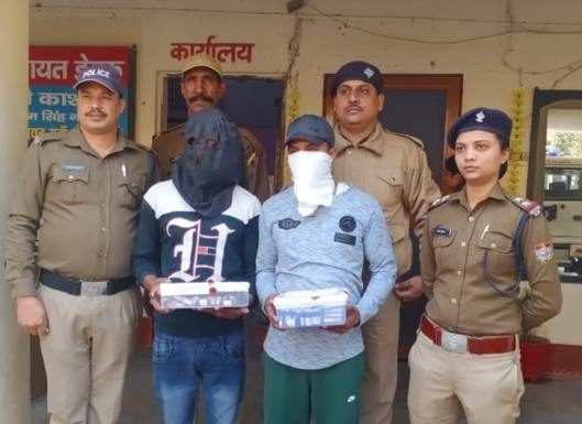 नशीले इंजेक्शन बेचने के आरोप में दो युवक गिरफ्तार