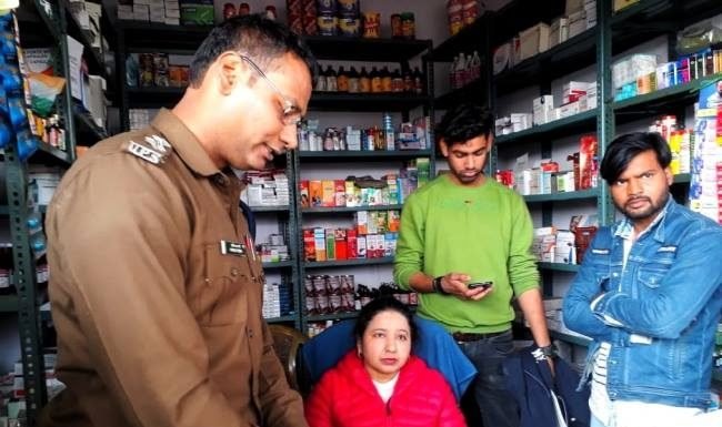 कैमिस्ट शॉप से नशीली दवा का जखीरा जब्त