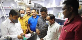 दवा दुकानों पर औषधि निरीक्षक का छापा