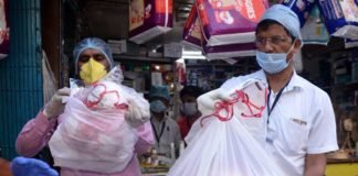 नकली सैनिटाइजर और यूज्ड मास्क बेच रहे दवा दुकानदार