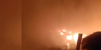 मेरठ, प्राइवेट लिमिटेड दवाई कंपनी के गोदाम में लगी आग