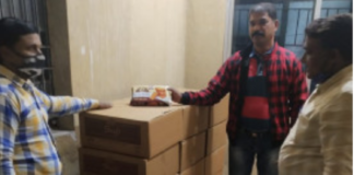 370 सीसी कफ सीरप के साथ मेडिकल स्टोर संचालक गिरफ्तार