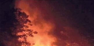 दवा कंपनी के सर्विस एरिया की मशीनरी में आग लगने से हुआ लाखों का नुकशान