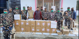 प्रतिबंधित नशीली दवाओं के गोदाम पर छापा, भारी मात्रा में प्रतिबंधित दवा जब्त