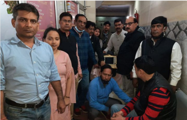 सेहत विभाग की टीम ने गाजियाबाद में की नर्सिंग होम पर रेड, 3 भ्रूण और पोर्टेबल अल्ट्रासाउंड मशीन बरामद