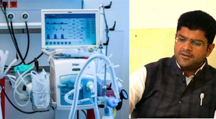 जींद के नागरिक अस्पतालों को मिलेंगे 15 और वेंटिलेटर, डिप्टी सीएम ने की घोषणा