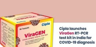Cipla ने लॉन्च की कोरोना वायरस की रियल-टाइम टेस्ट किट ‘ViraGen’,जल्द होगी बिक्री