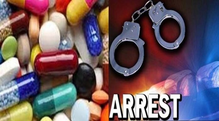 नशीली दवा के साथ आरोपी गिरफ्तार