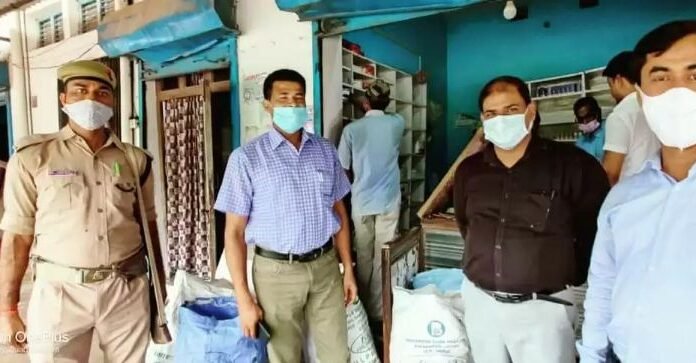 3 मेडिकल स्टोर पर ड्रग विभाग की छापेमारी, भारी मात्रा में अवैध दवा का जखीरा बरामद