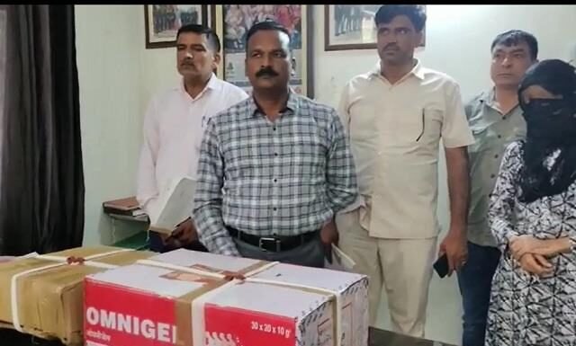 हरियाणा पुलिस ने भारी मात्रा में नशीली दवा व 104 एमटीपी किट की जब्त, महिला गिरफ्तार
