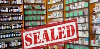 मेडिकल स्टोर पर छापा, भारी मात्रा में मिली नशीली दवाइयां, दवा दुकान सील