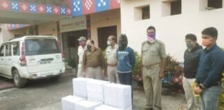 नशा कारोबार में लिप्त एक आरोपी गिरफ्तार, स्कार्पियों से कर रहा था तस्करी, 1440 बोतल बरामद