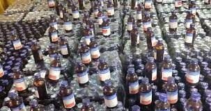 प्रतिबंधित कफ सिरप की तस्करी रोकी, पिकअप से 8 हजार शीशियां जब्त cough syrup