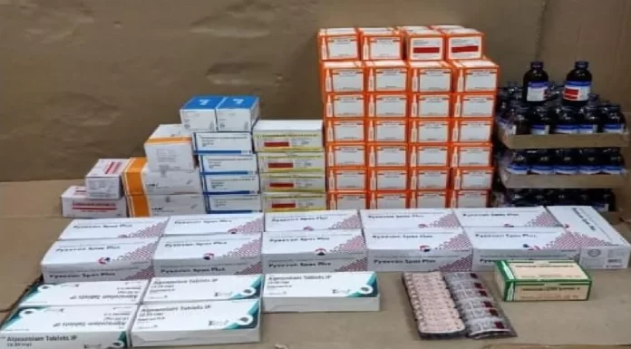 NCB ने भारी मात्रा में नशीली और साइकोट्रोपिक पदार्थ जब्त की दवा
