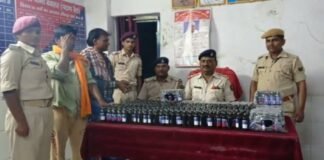 सवारी गाड़ी से भारी मात्रा में कफ सिरप बरामद, दो गिरफ्तार कफ सिरप