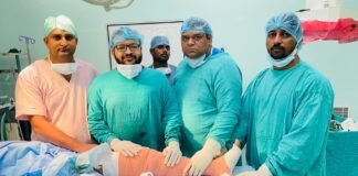 ईएसआईसी लखनऊ में हुई पहली टोटल नी रिप्लेसमेंट सर्जरी सर्जरी