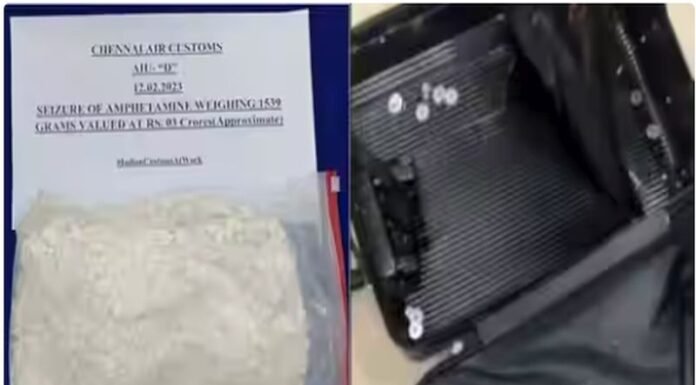 चेन्नई एयरपोर्ट से 3 करोड़ रुपए की एम्फ़ैटेमिन ज़ब्त