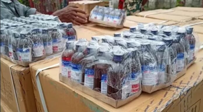 अगरतला में 3 करोड़ रुपए की खांसी की प्रतिबंधित कफ सिरप जब्त
