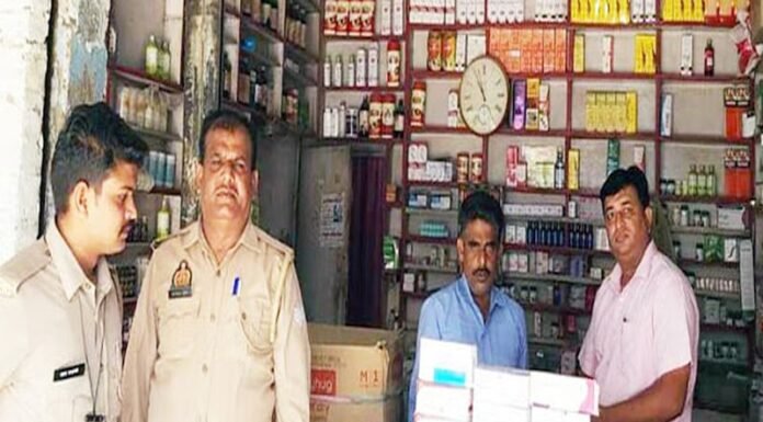 लखीमपुर खीरी में 30 हजार रुपए की प्रतिबंधित दवाएं बरामद