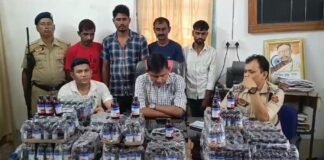 अगरतला में प्रतिबंधित फेंसेडिल कफ सिरप के साथ 4 गिरफ्तार