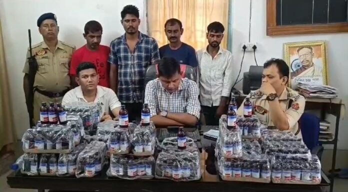 अगरतला में प्रतिबंधित फेंसेडिल कफ सिरप के साथ 4 गिरफ्तार