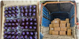 प्रतिबंधित कोडीन कफ सिरप से भरे 12 कार्टून जब्त, वाहन चालक रिमांड पर प्रतिबंधित कोडीन कफ सिरप