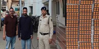 नशीली टेबलेट निट्राजेपम नाईट्रोसन की खेप के साथ हिस्ट्रीशीटर अरेस्ट