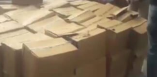 कफ सिरप की तस्करी, धान से भरे दो ट्रकों में 470 पेटी पकड़ी