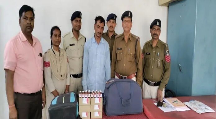 नशीले इंजेक्शन की खेप के साथ रेलवे स्टेशन पर दबोचा तस्कर, जेल भेजा