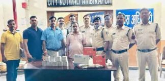 प्रतिबंधित 495 नशीले इंजेक्शन बेचने के लिए घूम रहा युवक गिरफ्तार