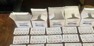 नशीले इंजेक्शन समेत तीन दबोचे, 2 नाबालिग शामिल