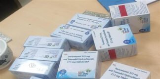 ट्रामाडोल टेबलेट की अवैध शिपमेंट को हवाई अड्डे से किया जब्त