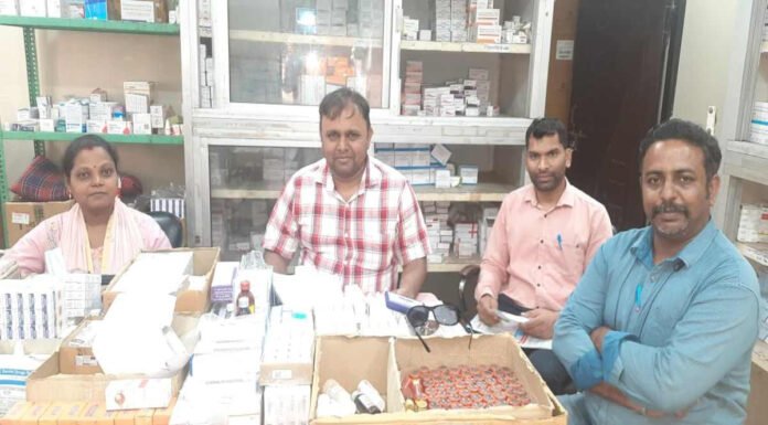 औषधि विभाग ने 9 जिलों में रेड कर दवाइयों के सैंपल लिए