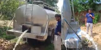 नकली दूध से भरा टैंकर पकड़ा, ग्लूकोज और रिफाइंड तेल से किया गया था तैयार