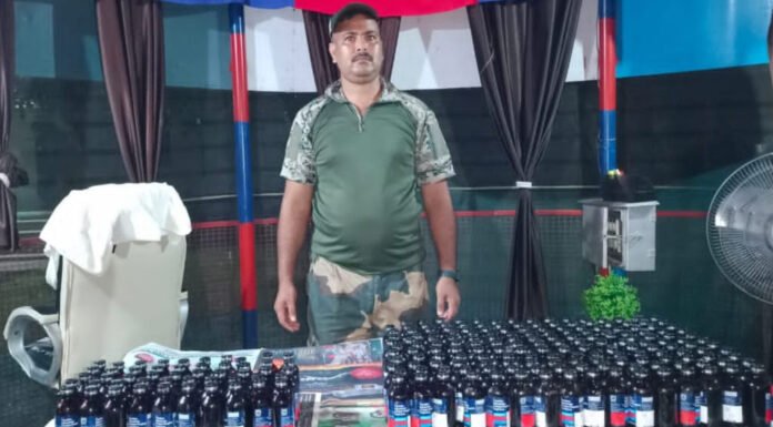फेंसेडिल सिरप और अवैध दवाइयों की तस्करी पकड़ी, बांग्लादेशी तस्कर अरेस्ट