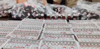 नशीली दवा और इंजेक्शन की भारी खेप जब्त, एक गिरफ्तार