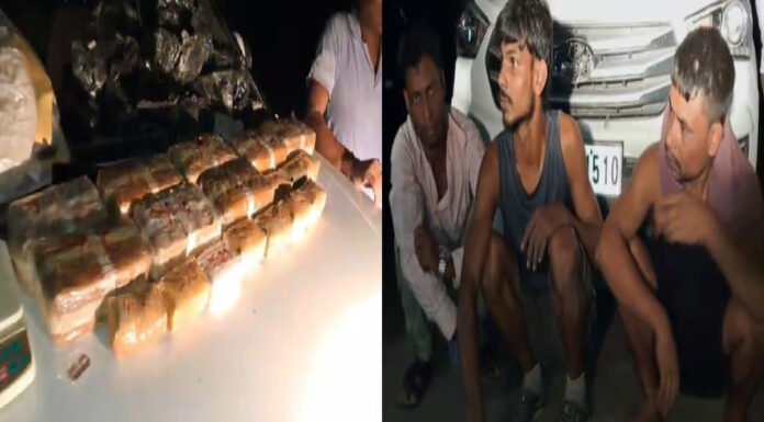 नशीली दवा की तस्करी पकड़ी, 30 करोड़ की याबा टैबलेट जब्त, 3 अरेस्ट