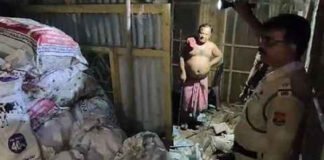 मकान पर रेड, एस्कुफ कफ सिरप और ब्राउन शुगर जब्त