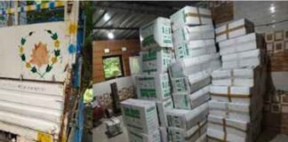 मकान पर रेड कर अवैध ग्लव्ज और लाखों की दवाइयां बरामद