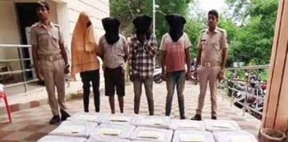 कफ सिरप की तस्करी पकड़ी, 4475 बोतलों समेत 17 अरेस्ट