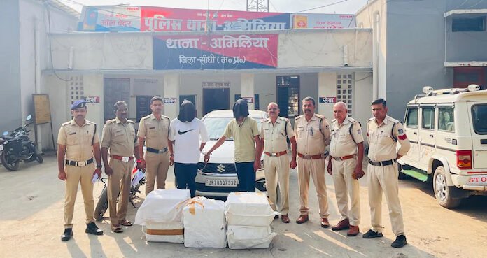 नशीली ऑनरेक्स सिरप की तस्करी पकड़ी, दो अरेस्ट
